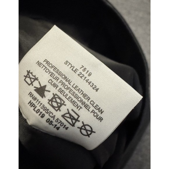 Tory Burch Fae Leather Black Skirt Pockets Front Size 6 - Picture 7 of 9